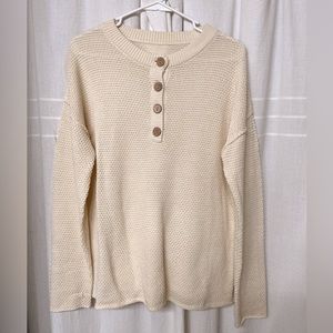 Long Sleeve Cable Knit Pullover